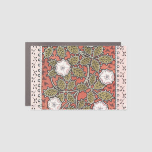 Wild Rose Art Illustration Flower Vintage Car Magnet