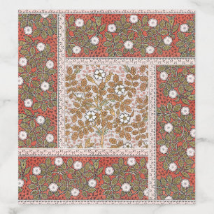 Wild Rose Art Illustration Flower Vintage Envelope Liner