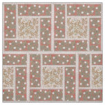 Wild Rose Art Illustration Flower Vintage Fabric