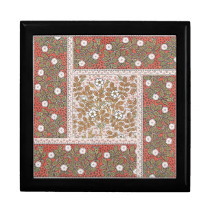 Wild Rose Art Illustration Flower Vintage Gift Box