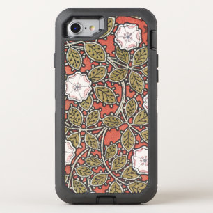 Wild Rose Art Illustration Flower Vintage OtterBox Defender iPhone SE/8/7 Case