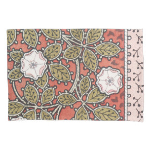 Wild Rose Art Illustration Flower Vintage Pillow Case