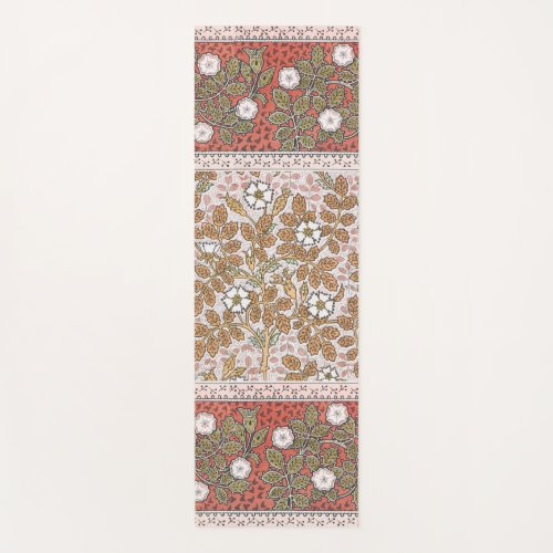 Wild Rose Art Illustration Flower Vintage Yoga Mat