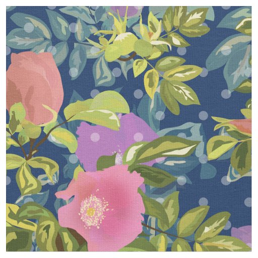 Wild rose, blue background, wild rose, roses, pink fabric
