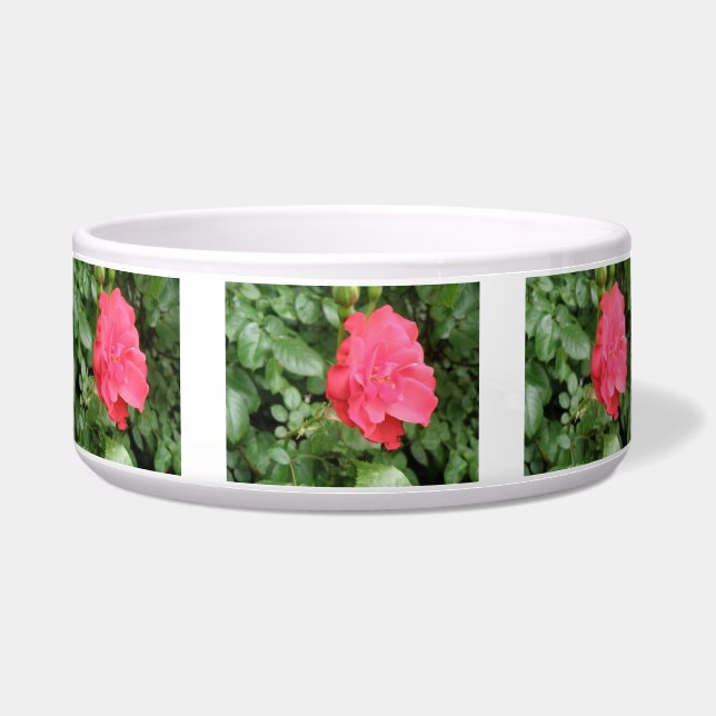 Wild Rose Dog Bowl (Front)
