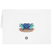 Wild Rose Dragon & skunk - card (Back Horizontal)