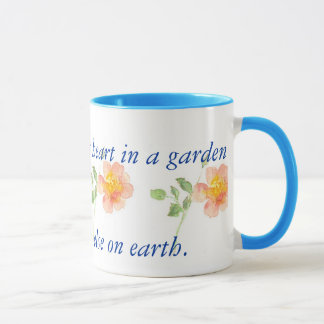 Wild Rose for Gardener Ringer Mug