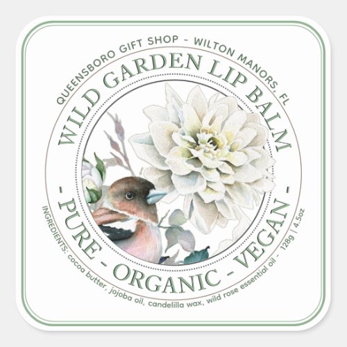 Wild Rose Organic_Based Vegan Product Label