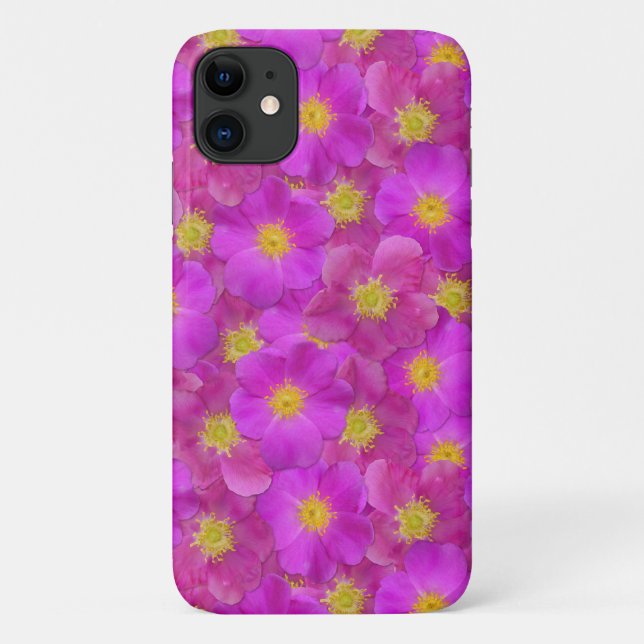 Wild Rose Seamless Pattern Case-Mate iPhone Case (Back)