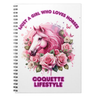 "Wild Rose Spirit"Coquette Notebook