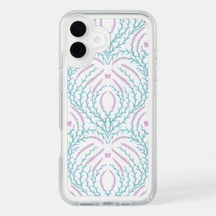 Wild roses and butterflies /pink/pale green/yellow iPhone 16 plus case
