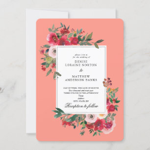 Wild Roses and Desert Flower Invitation