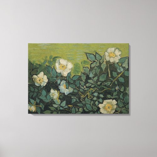 Wild Roses by Vincent van Gogh Canvas Print