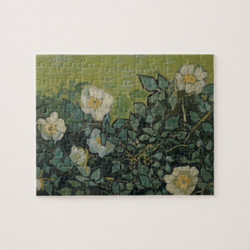 Wild Roses by Vincent van Gogh Jigsaw Puzzle