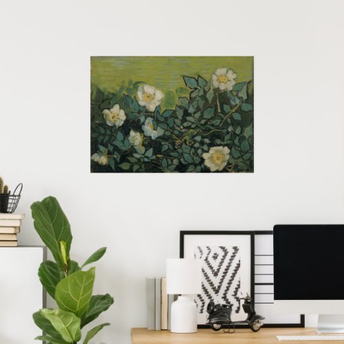 Wild Roses by Vincent van Gogh Poster