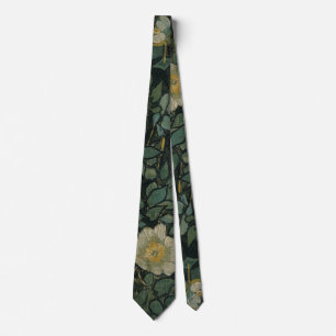 Wild Roses by Vincent van Gogh Tie