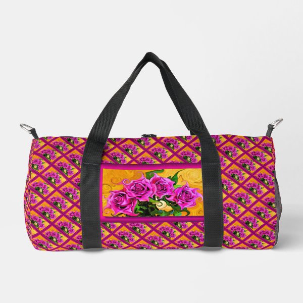 Wild Roses Duffle Bag