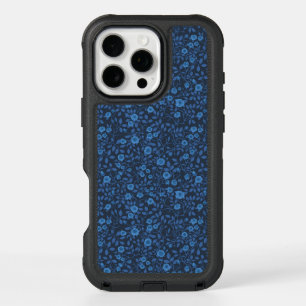 Wild roses in blue iPhone 16 pro max case