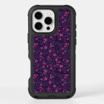 Wild roses in pink and purple iPhone 16 pro max case