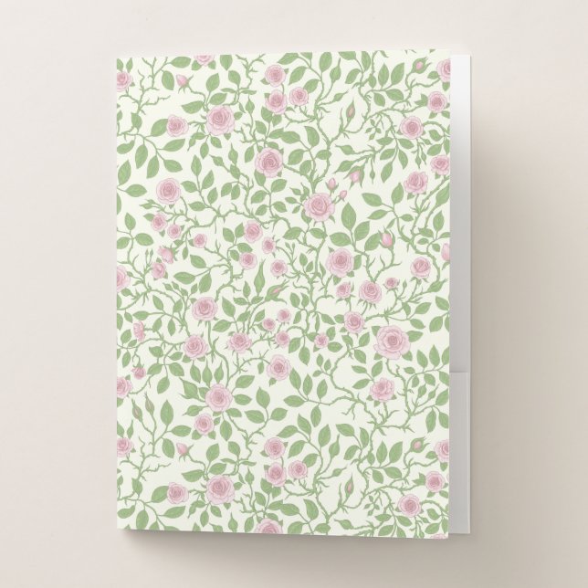 Wild roses  pocket folder (Front)