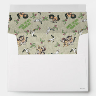 Wild Rumpus Holiday Pattern Envelope