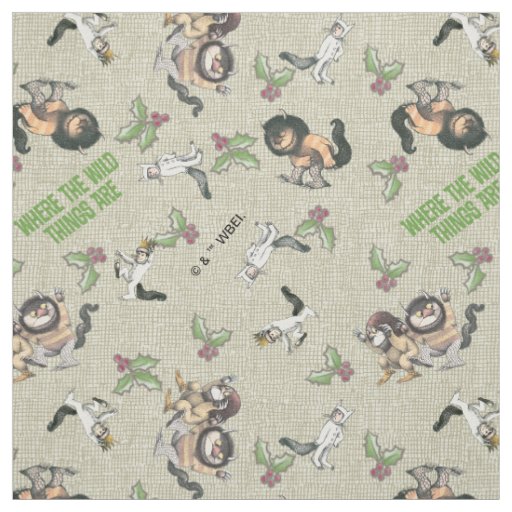 Wild Rumpus Holiday Pattern Fabric