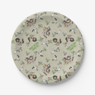 Wild Rumpus Holiday Pattern Paper Plates