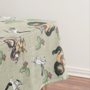 Wild Rumpus Holiday Pattern Tablecloth