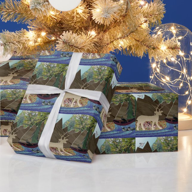 Wild Rural Animals Wrapping Paper (Holidays)
