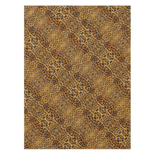 wild Safari animal black and brown cheetah print Tablecloth