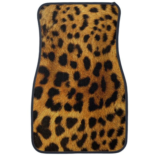 wild Safari animal cheetah girly leopard print Car Mat (Front)