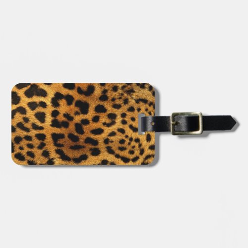 wild Safari animal cheetah girly leopard print Luggage Tag