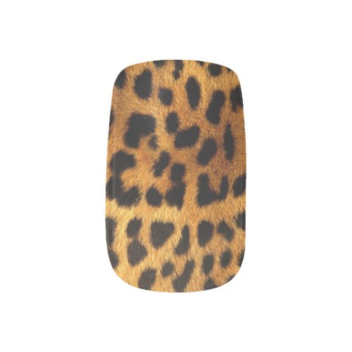 wild Safari animal cheetah girly leopard print Minx Nail Wraps