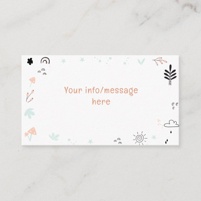 Wild safari animals kids birthday enclosure card (Front)