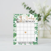 Wild Safari Baby Shower Bingo (Standing Front)