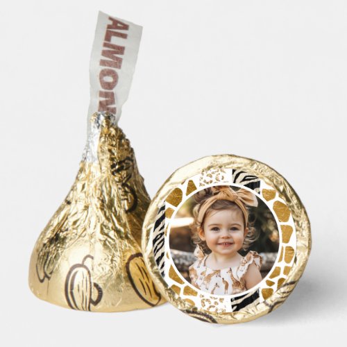 Wild safari Birthday child photo Hersheys Kisses