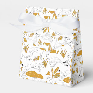 wild safari cheetahs favor boxes