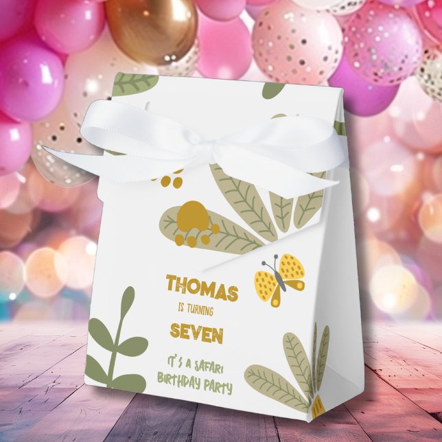 Wild safari jungle animals kids birthday  favor boxes (Creator Uploaded)