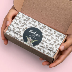 Wild Safari Jungle Leopard Patterned Tissue Paper