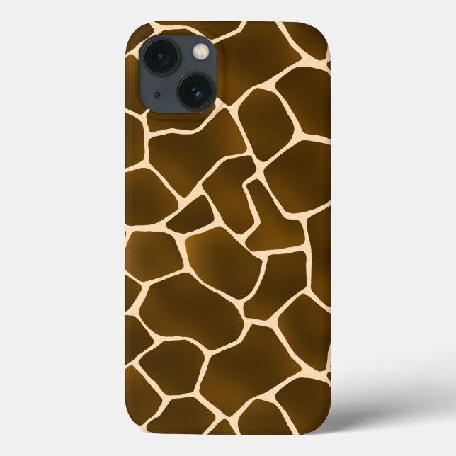 Wild Safari Natural Giraffe Print Case-Mate iPhone Case (Back)