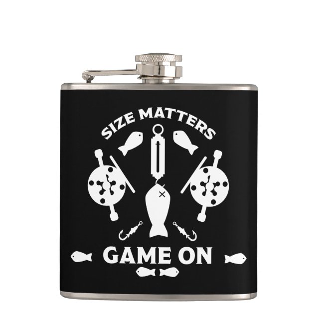 Wild Salmon Fishing Flask (Front)