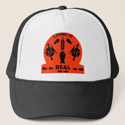 Wild Salmon Fishing Trucker Hat
