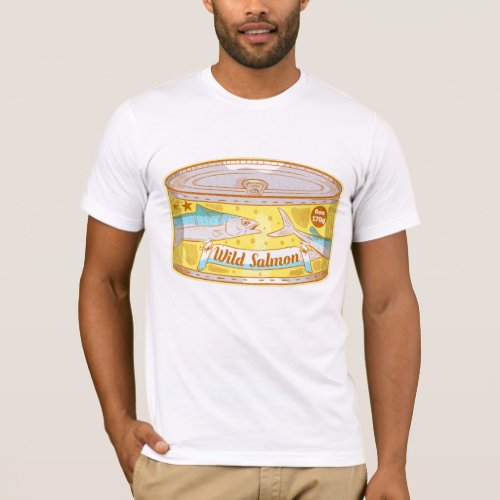 Wild salmon in a tin T_Shirt