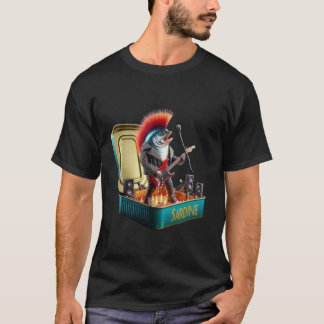  Wild Sardine Rockstar Rebel Punk Vibes Blast T-Shirt