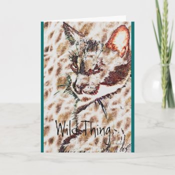 Wild Side Card by DanceswithCats at Zazzle