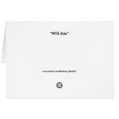 Wild Side Lighthearted Romantic Fun Cards (Back Horizontal)