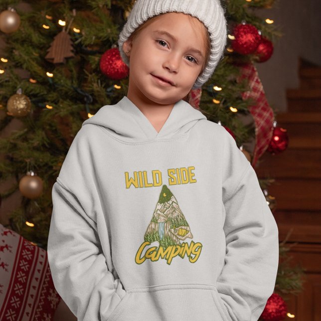 Wild Side Mountain Forest Tent Camping Hoodie (Creator Uploaded)