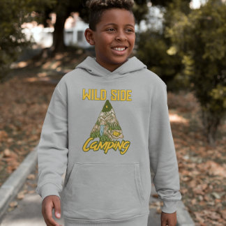 Wild Side Mountain Forest Tent Camping Hoodie