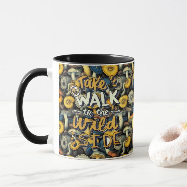 Wild Side Mushroom Mug (With Donut)