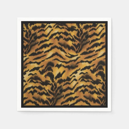 Wild Side Tiger Print Napkins